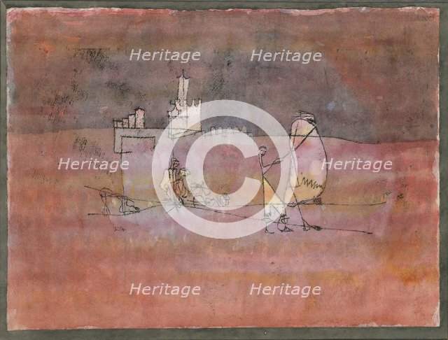 Episode Before an Arab Town, 1923. Artist: Klee, Paul (1879-1940)