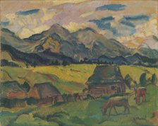 Motif from Zdiar, around 1929. Creator: Gustav Mally.
