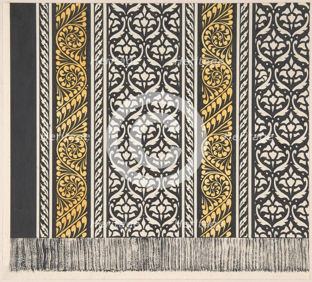 Design drawing, ca. 1883, based on earlier design. Creator: Christopher Dresser.