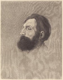 Auguste Rodin. Creator: Alphonse Legros.