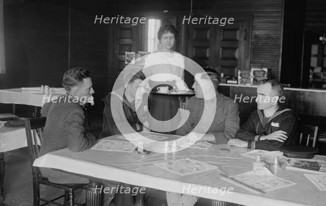 Barnard Canteen, 1918 or 1919. Creator: Bain News Service.