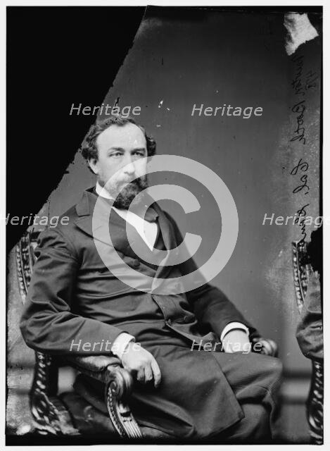 Newton Booth of California, between 1870 and 1880. Creator: Unknown.