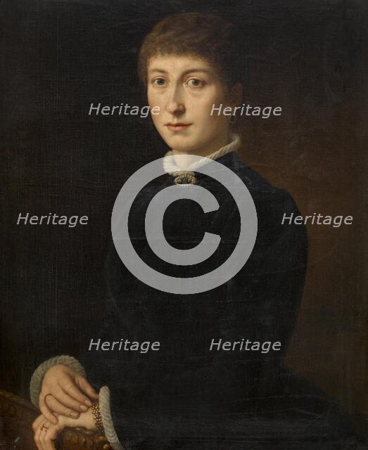 Madame Van Soom, 1883. Creator: Eugene Siberdt.