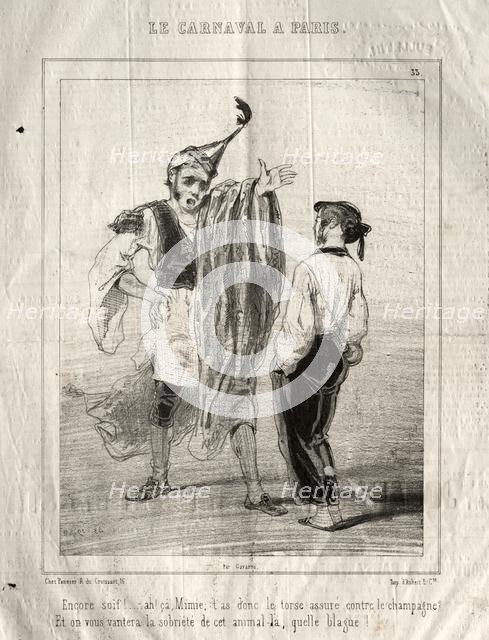 Carnaval, 1841-1843. Creator: Paul Gavarni (French, 1804-1866).