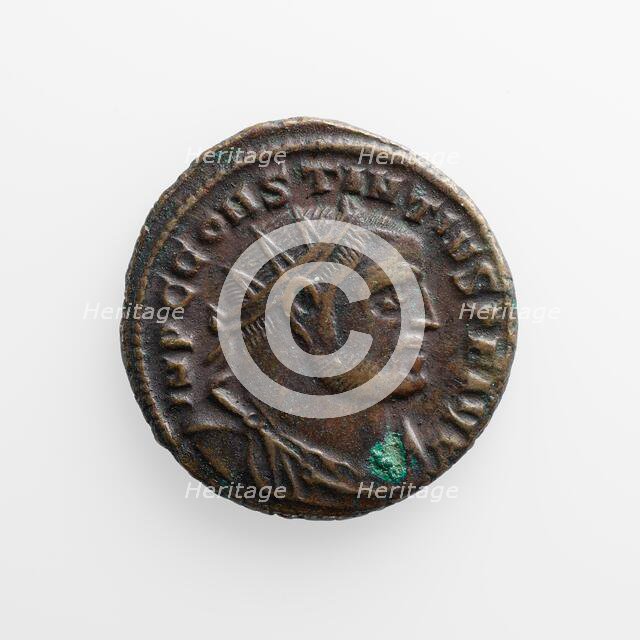 Antoninianus of Constantinus I, A.D. 305-306. Creator: Unknown.