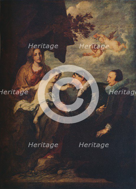 'The Virgin with Donors', c1630. Artist: Anthony van Dyck.