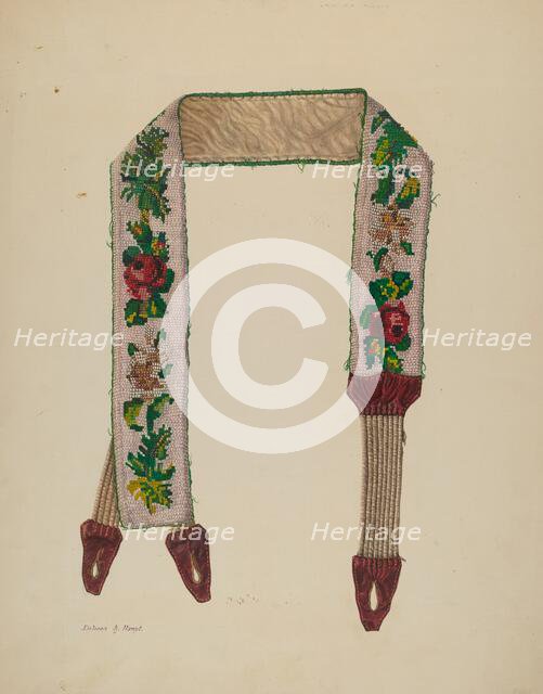 Suspender, c. 1930. Creator: Dolores Haupt.