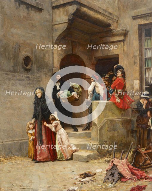 Scene from the Dragonnades. Creator: Girardet, Jules (1856-1938).