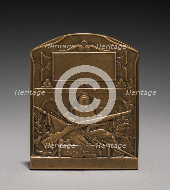 Medal (reverse), 1914-1918. Creator: Emile André Boisseau (French, 1842-1923).