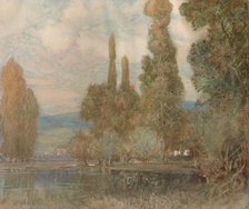 By the Edge of the Lake, c19th century, (1911). Artist: Alfred Edward East