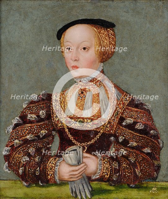 Portrait of Elizabeth of Austria (1526-1545), Queen of Poland, c. 1565.