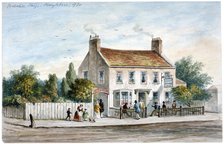 View of the Yorkshire Stingo Inn on the Marylebone Road, London, 1770. Artist: Anon