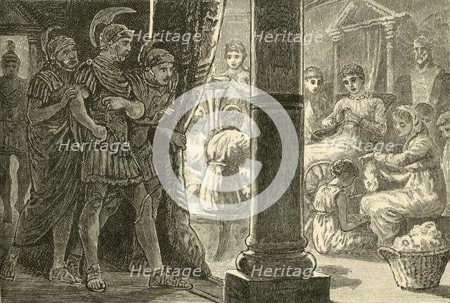 'Lucretia Among Her Maidens', 1890.   Creator: Unknown.