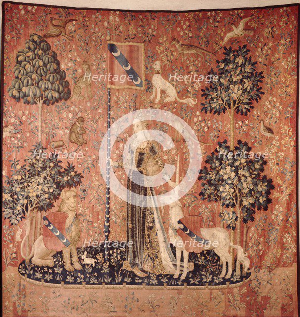 'La Dame a la Licorne' Tapestry Series, Brussels c1480. Artist: Unknown.