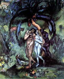 'Temptation (Adam and Eve)', 1910. Artist: Othon Friesz