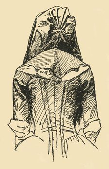 'A Camlet Hood; taken from an Orginal Garment', c1702, (1937). Creator: Unknown.