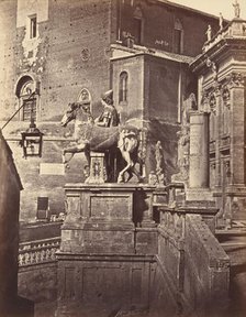 Uno dei Colossi di Campidoglio, 1848-52. Creator: Eugène Constant.