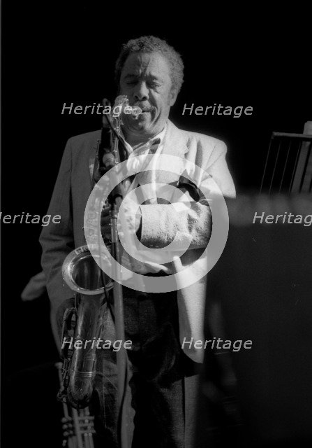 Johnny Griffin, Pendley Jazz Fest., UK, July 1985.   Artist: Brian O'Connor.