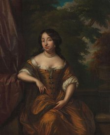 Portrait of Anna Maria Hoeufft (1646-1715), wife of Jan Boudaen Courten, 1690-1753. Creator: Gaspar Netscher.