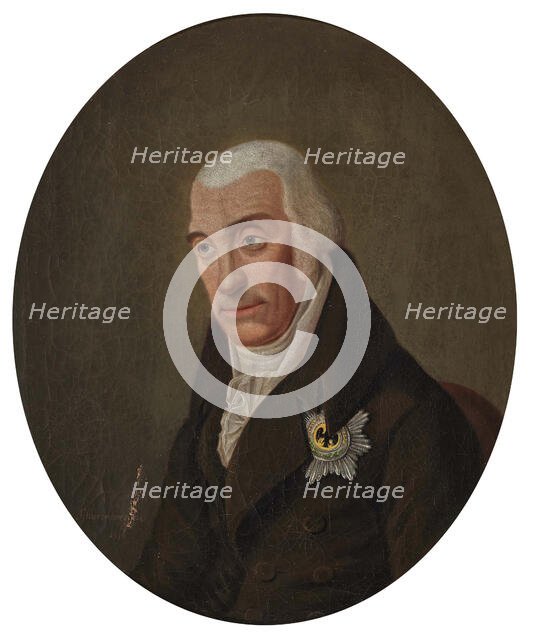 Portrait of Charles II, Grand Duke of Mecklenburg-Strelitz (1741-1816), 1816. Creator: Scharenberg (active 1815-1839).