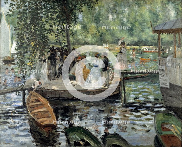 La Grenouillère, 1869. Artist: Renoir, Pierre Auguste (1841-1919)