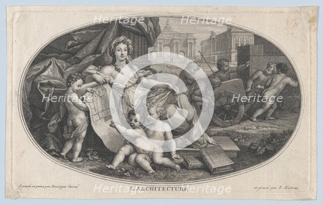 Architecture, 1690. Creator: Benoit Audran I.