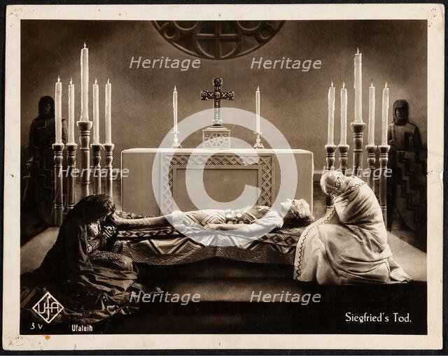 Scene from the film The Nibelungen: Siegfried by Fritz Lang, 1924. Creator: Unknown photographer.