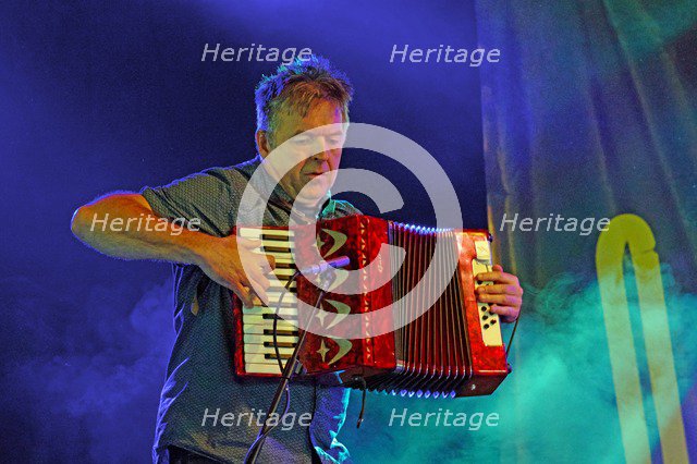 Huw Warren, Love Supreme Jazz Festival, Glynde Place, East Sussex, 2015.  Creator: Brian O'Connor.