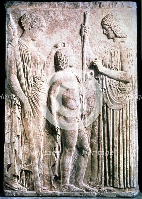 Demeter, Greek goddess of corn and the harvest. Artist: Unknown