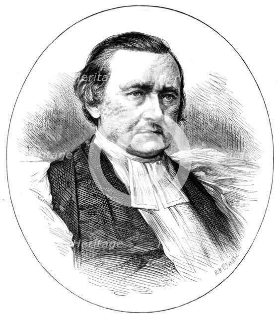 The Right Rev. E. Harold Browne, D.D., the new Bishop of Winchester, 1873. Creator: Unknown.