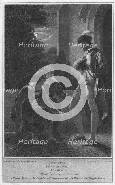 'Second part of King Henry VI. Act 2. Scene 2. York, Salisbury & Warwick', 1795. Artist: Anker Smith.