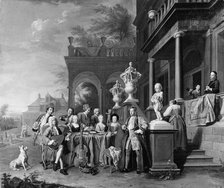 A Musical Gathering at the Court of the Elector Karl Albrecht of Bavaria, 1730. Creator: Peter Jacob Horemans.