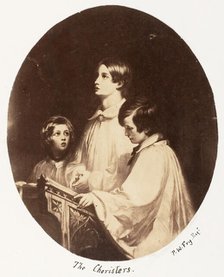 The Choristers, 1853-56. Creator: Peter Wickens Fry.