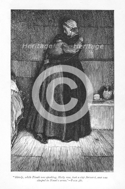 Scene from Adam Bede by George Eliot, c1885. Artist: William Small