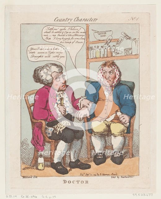 Doctor, September 10, 1799., September 10, 1799. Creator: Thomas Rowlandson.