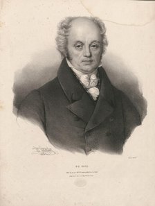 Portrait of Franz Joseph Gall (1758-1828), 1828. Creator: Grevedon, Pierre Louis Henri (1776-1860).
