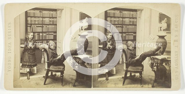 Taking Advantage of Leap Year, 1860/1901. Creator: Anthony & Company.