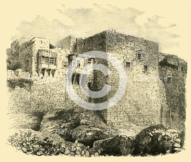 'The Walls of Jerusalem', 1890.    Creator: Unknown.