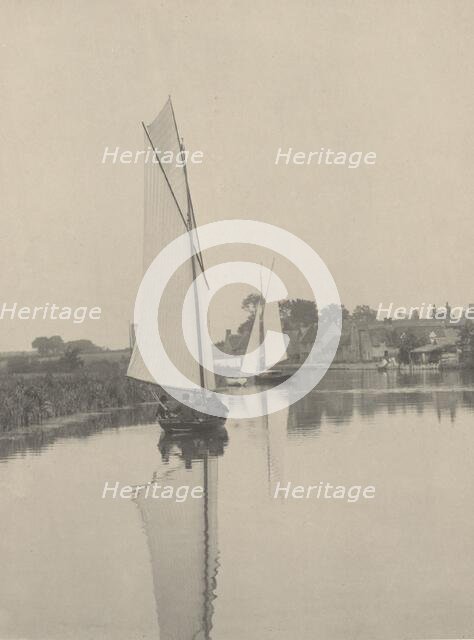 The Village of Horning, 1886. Creator: Dr Peter Henry Emerson.