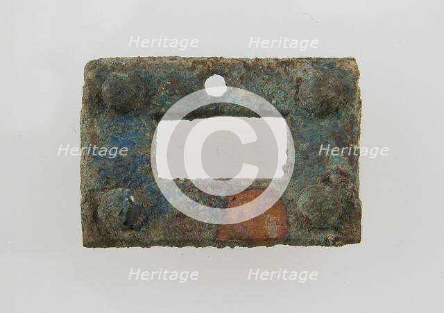 Rectangular Plaque, Frankish, middle of the 6th century. Creator: Unknown.