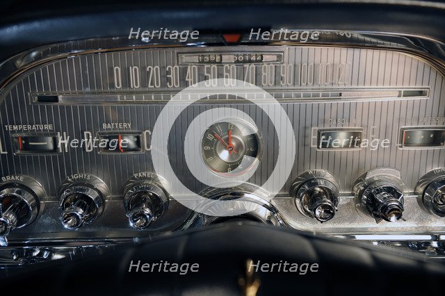 Chrysler Imperial convertible 1959. Artist: Simon Clay.