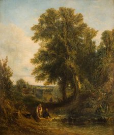 English Landscape, 1829. Creator: Thomas Creswick.
