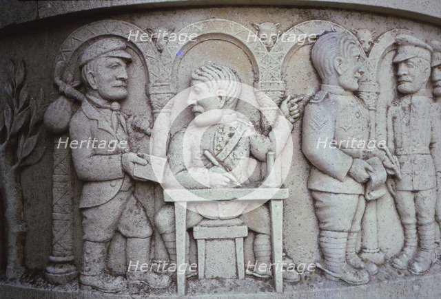 Waggoners Memorial, Sledmere, East Yorkshire, England, 20th century.