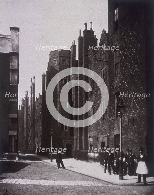Lincoln's Inn, Old Square, Holborn, London, 1867. Artist: Henry Dixon