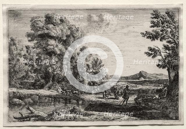 The Wooden Bridge. Creator: Claude Lorrain (French, 1604-1682).
