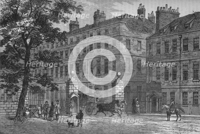Storey's Gate, St James's Park, Westminster, London, c1820 (1878). Artist: Unknown.