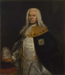 Portrait of Count Andrei Ivanovich Ushakov (1708-1739), Mid of the 18th century. Artist: Anonymous  