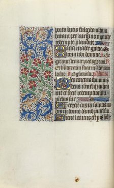 Book of Hours (Use of Rouen): fol. 47v, c. 1470. Creator: Master of the Geneva Latini (French, active Rouen, 1460-80).