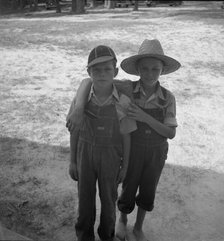 Young farm boys, natives of North Carolina, Person County, North Carolina, 1939. Creator: Dorothea Lange.
