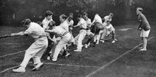 Tug-of-war at the Mill Hill Junior School sports day, London, 1926-1927. Artist: Unknown